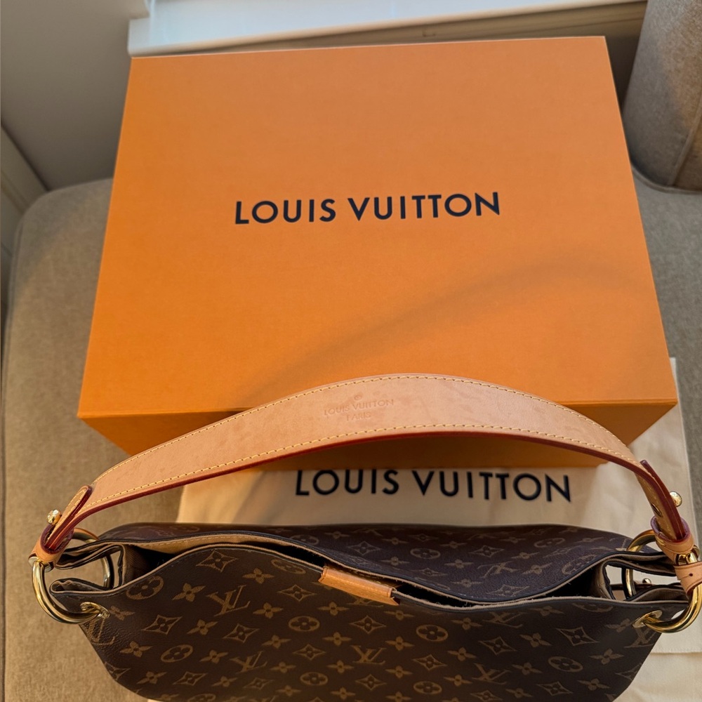 Louis Vuitton Graceful PM Hobo Bag in Monogram Canvas Beige-Excellent Condition! - Picture 8 of 16